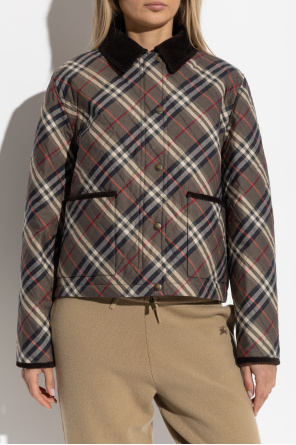 Burberry Plaid pattern jacket