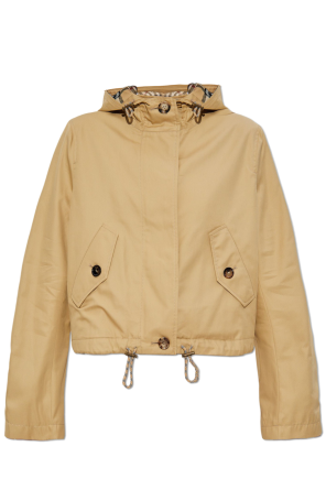 Short jacket with hood