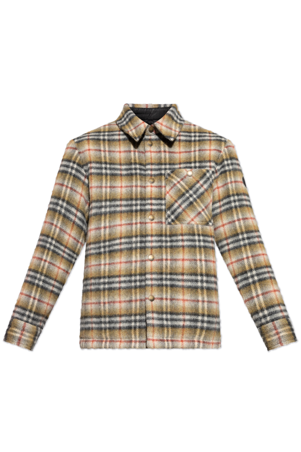 Insulated jacket with check pattern od Burberry
