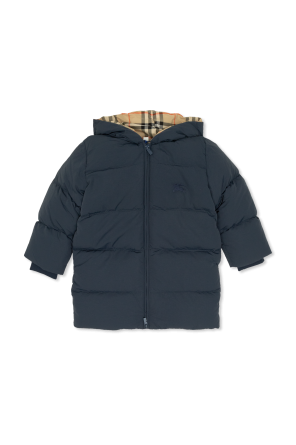 Down jacket with hood