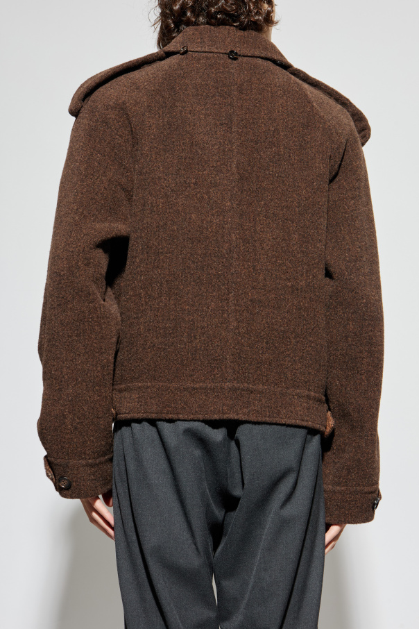 Burberry Chaqueta de lana "Foxhill" con bufanda