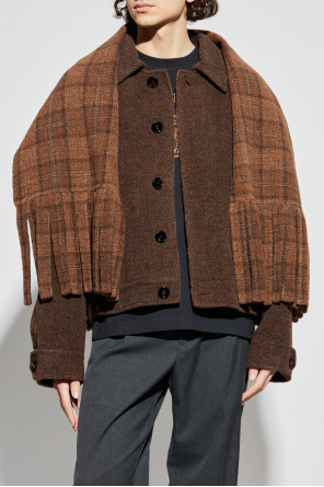 Burberry Chaqueta de lana "Foxhill" con bufanda