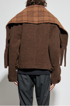 Burberry Chaqueta de lana "Foxhill" con bufanda