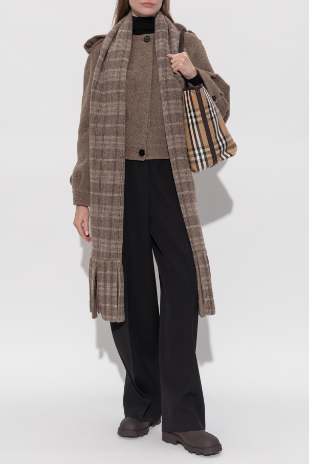 Burberry Wolljacke „Oldbrook“ mit Schal