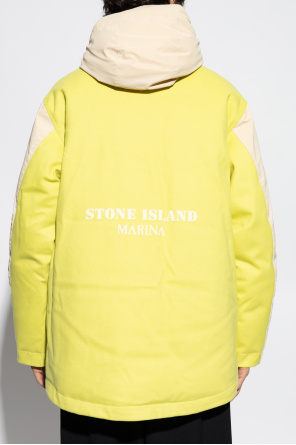 Stone Island Down jacket with logo