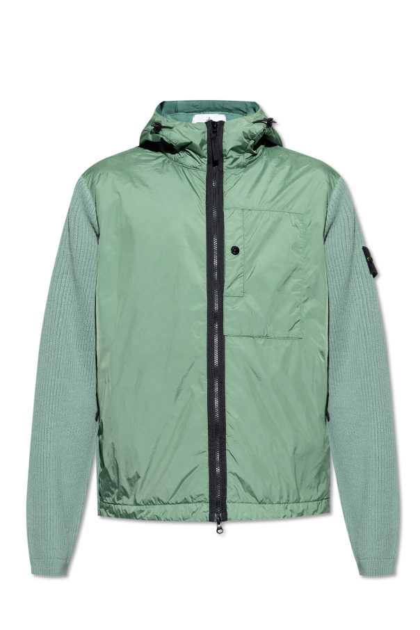 Stone Island Jacket made of combined materials