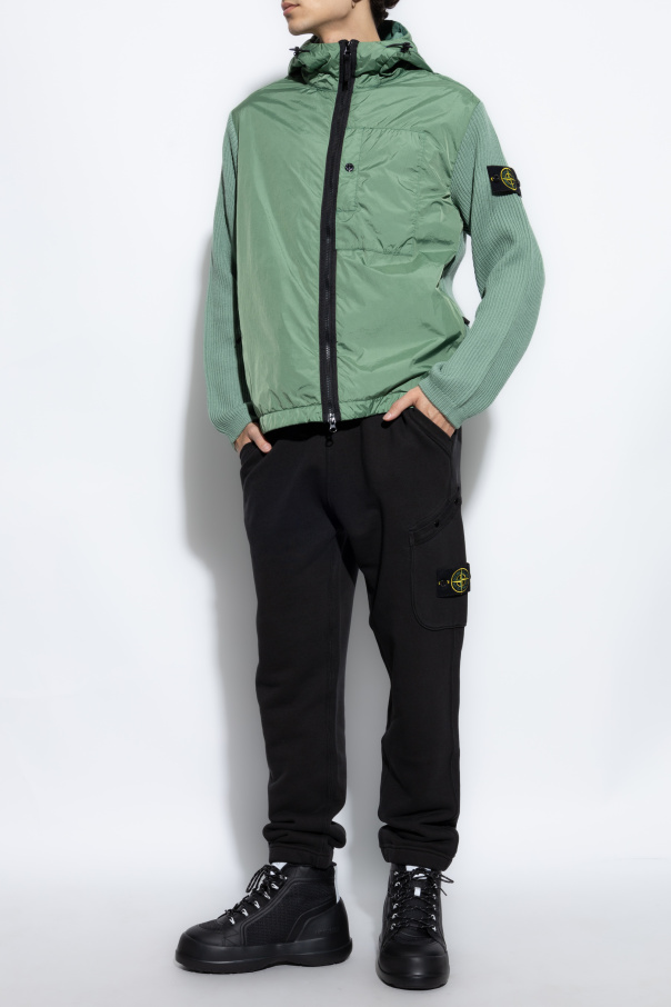 Stone Island Jacket made of combined materials