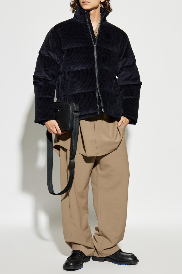 Burberry Corduroy jacket with stand-up collar