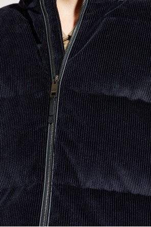 Burberry Corduroy jacket with stand-up collar