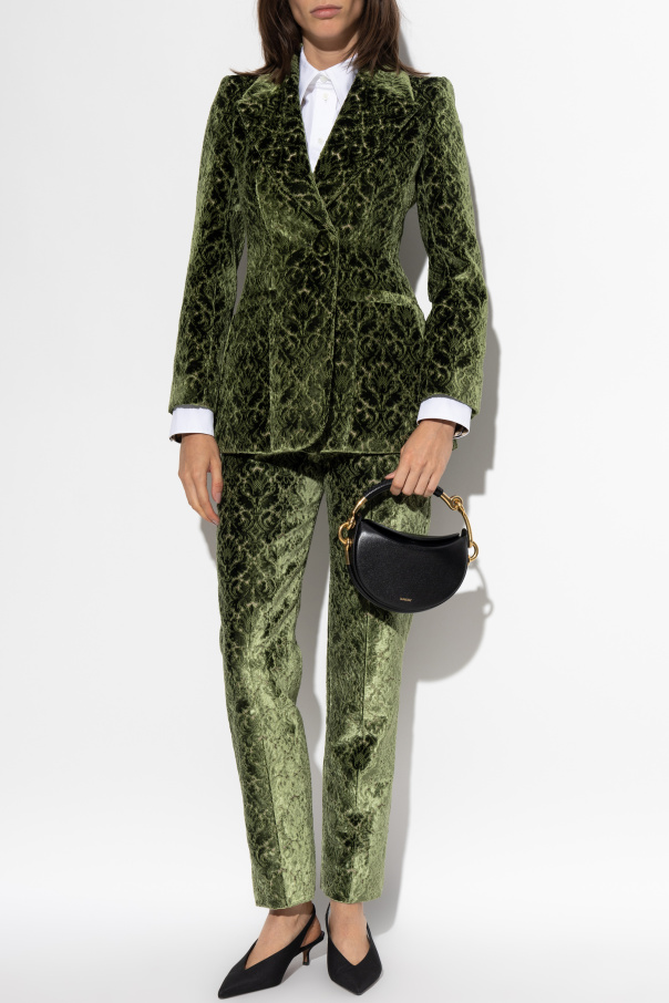 Burberry Aksamitna marynarka `Virginia`