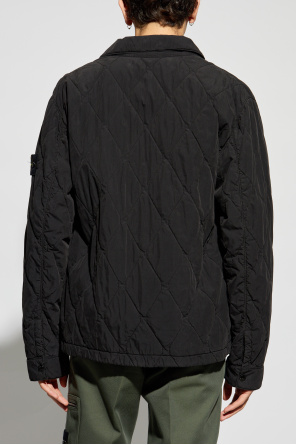 Stone Island Quilted jacket with logo