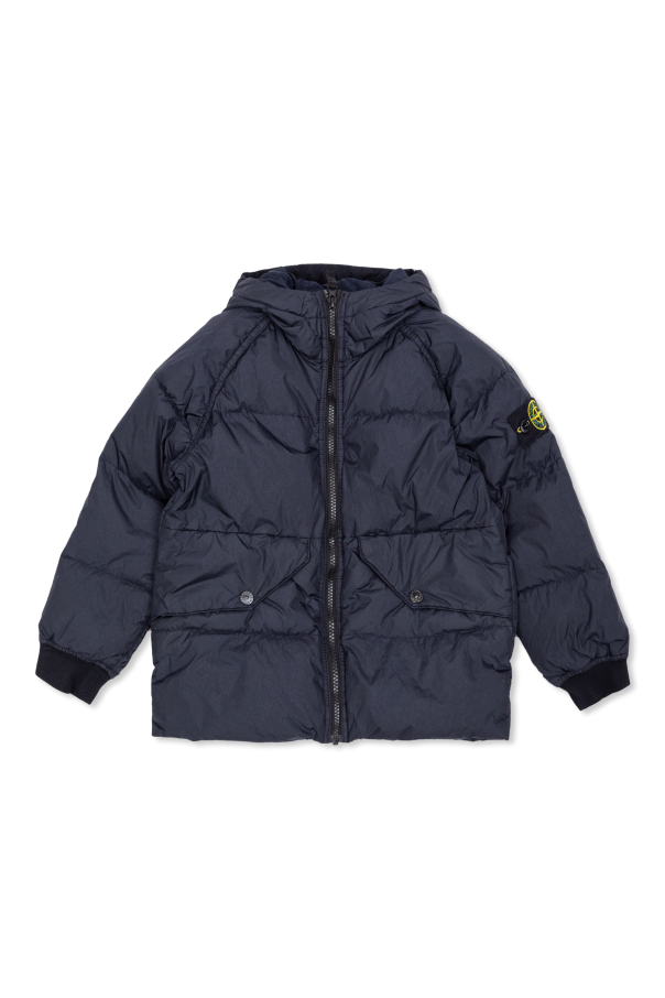 Stone Island Kids Down jacket with logo