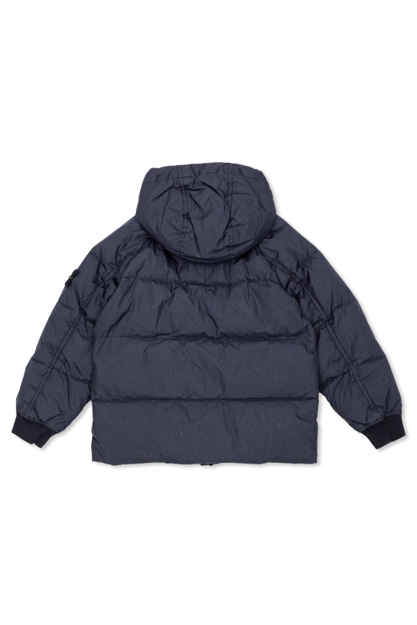 Stone Island Kids Down jacket with logo