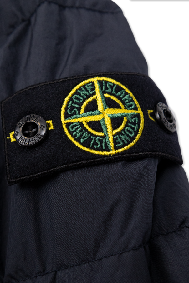 Stone Island Kids Down jacket with logo