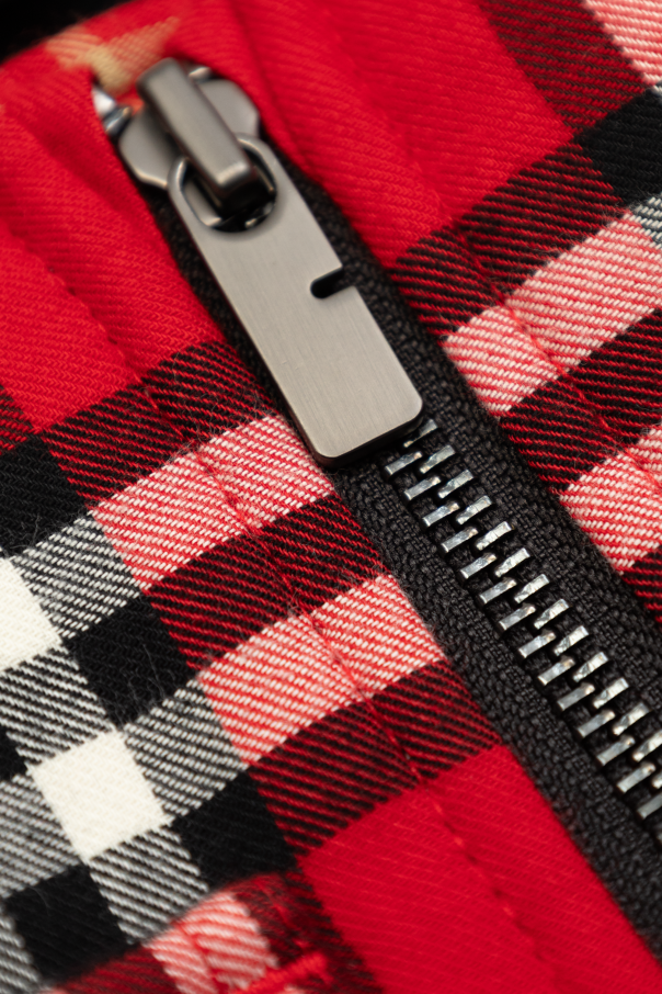 Burberry Kids Gefütterte Jacke mit Kapuze