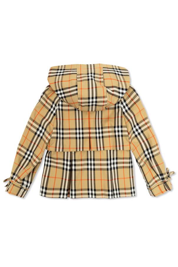 Burberry Kids Chaqueta con capucha desmontable