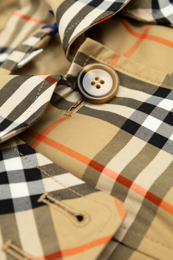 Burberry Kids Chaqueta con capucha desmontable