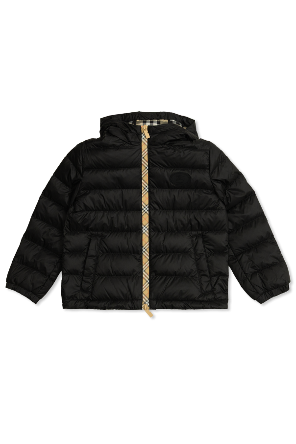 Insulated jacket with hood od Burberry Kids