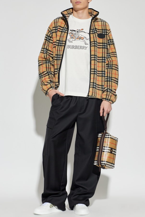 Burberry Jacket with a distinctive check pattern