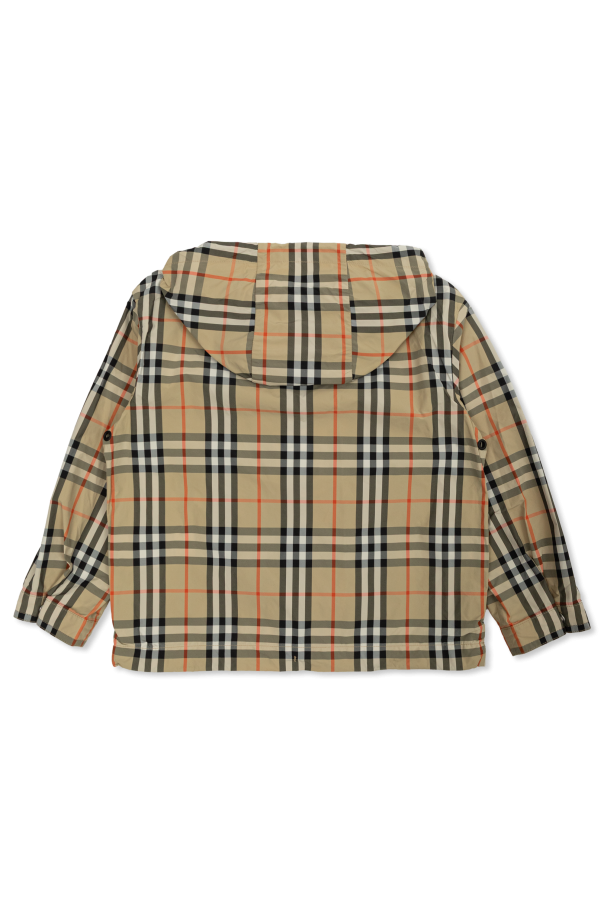 Burberry Kids Jacke mit Kapuze