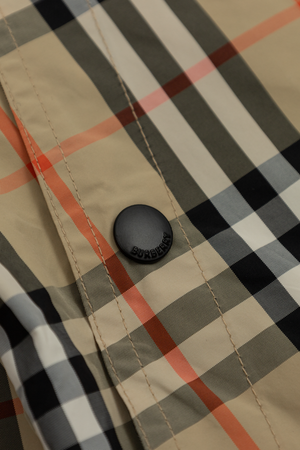 Burberry Kids Jacke mit Kapuze