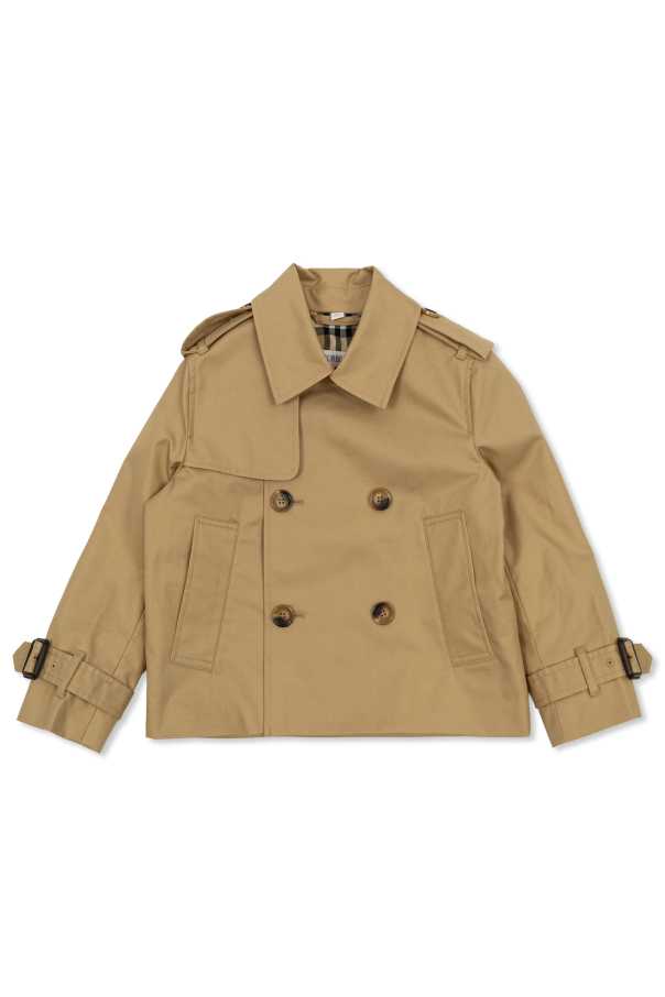 Double-breasted trench coat od Burberry Kids