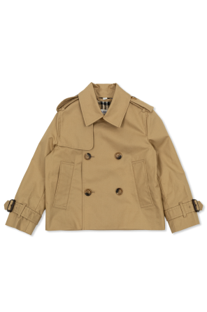 Trench coat de doble botonadura