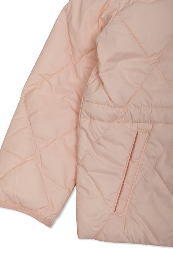 Burberry Kids Casaco com emblema de logótipo
