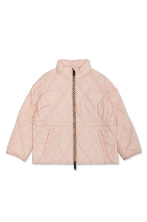 Jacket with logo patch