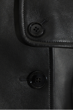 Burberry Chaqueta de cuero ‘Mayfair’