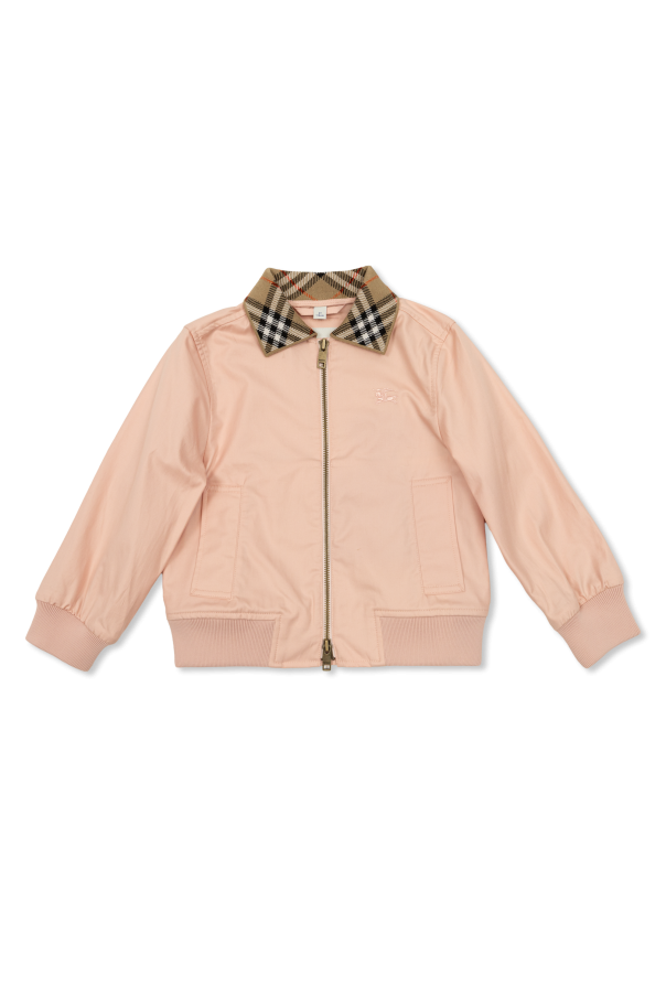 Jacket with logo od Burberry Kids