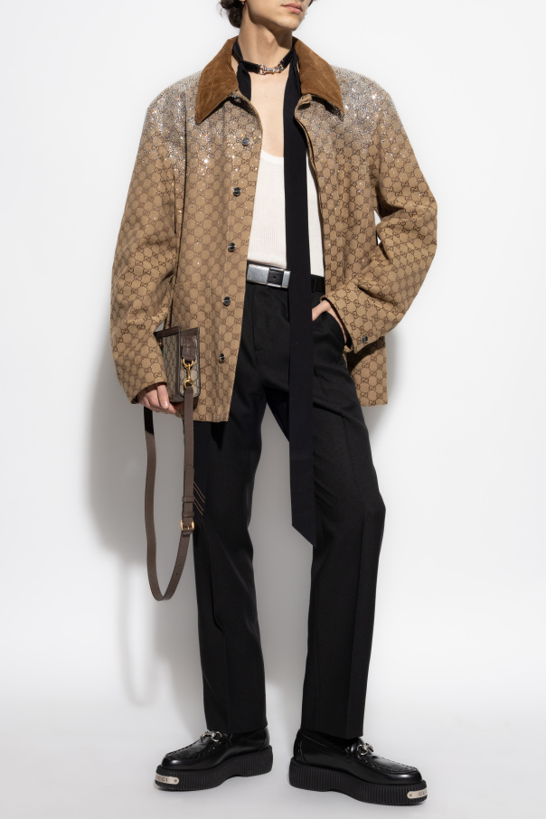 Gucci Chaqueta con apliques brillantes