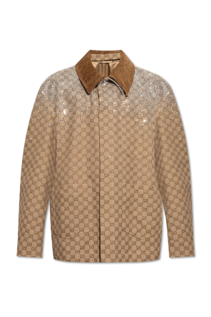 Jacke mit schimmernden Applikationen