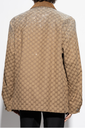 Gucci Chaqueta con apliques brillantes