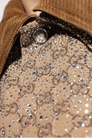 Gucci Chaqueta con apliques brillantes