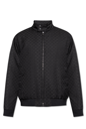 Padded jacket with stand-up collar