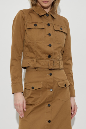 Saint Laurent Jacke mit Gürtel