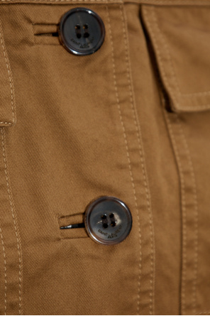 Saint Laurent Jacke mit Gürtel