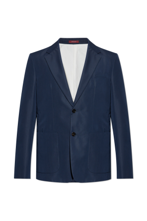 Blazer with open lapels