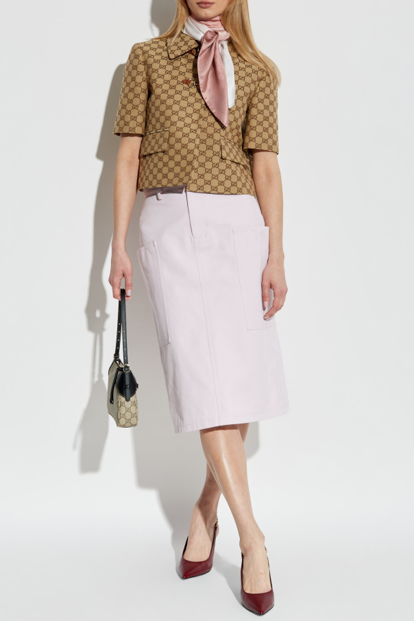 Gucci Chaqueta con mangas cortas