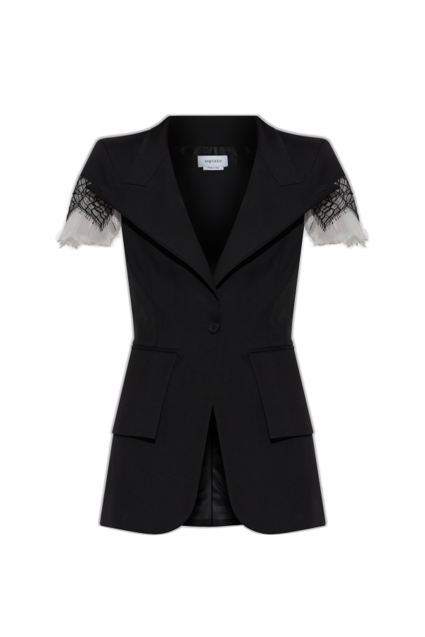 Alexander McQueen Vest with decorative sleeves