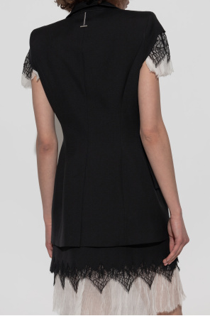 Alexander McQueen Vest with decorative sleeves