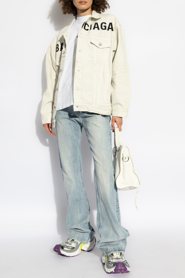 Balenciaga Chaqueta vaquera con logo