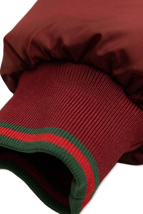 Gucci Kids Chaqueta acolchada con capucha