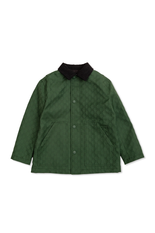 Jacket with 'GG' pattern od Gucci Kids