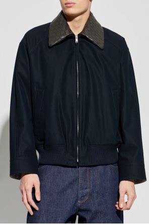 Bottega Veneta Jacket with leather collar