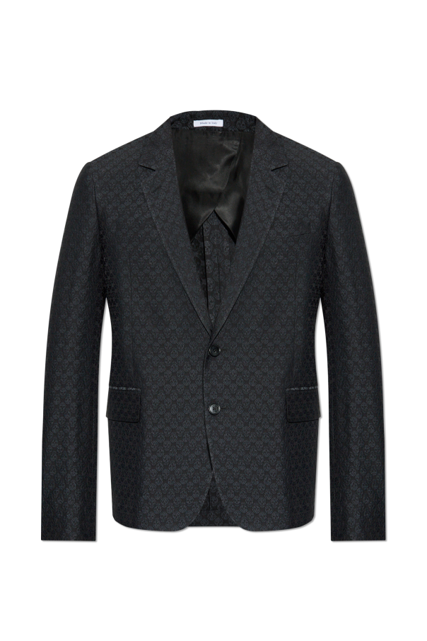 Blazer with a distinctive skull motif od Alexander McQueen