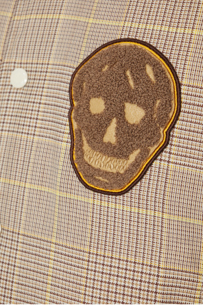 Alexander McQueen Bomber jacket with a check pattern