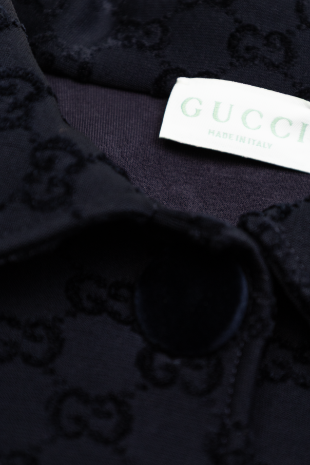 Gucci Kids Jacket with velvet 'GG' pattern