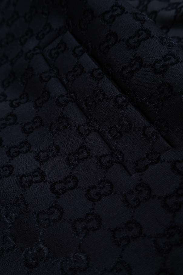 Gucci Kids Jacket with velvet 'GG' pattern